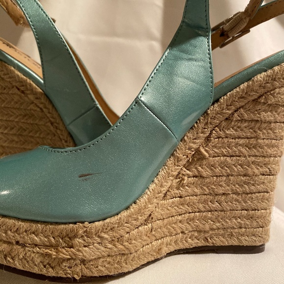 Boston Proper Mint wedges; never worn - Picture 6 of 7